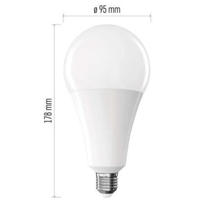 Bombilla LED A95 E27/28W/230V 4000K