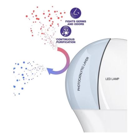 Bombilla LED antibacteriana A100 E27/13W/230V 6500K - Osram