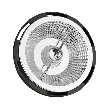 Bombilla LED AR111 GU10/12W/230V 4000K 45° negro