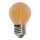 Bombilla LED CLASIC AMBER G45 E27/4W/230V 2200K -  Brilagi