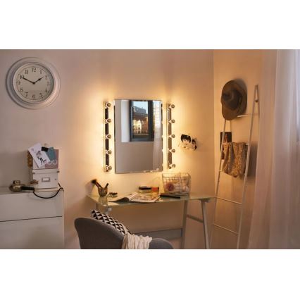 Bombilla LED con casquillo esférico espejado CROWN E14/2,6W/230V 2700K - Paulmann 28663