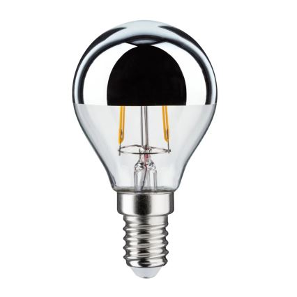 Bombilla LED con casquillo esférico espejado CROWN E14/2,6W/230V 2700K - Paulmann 28663