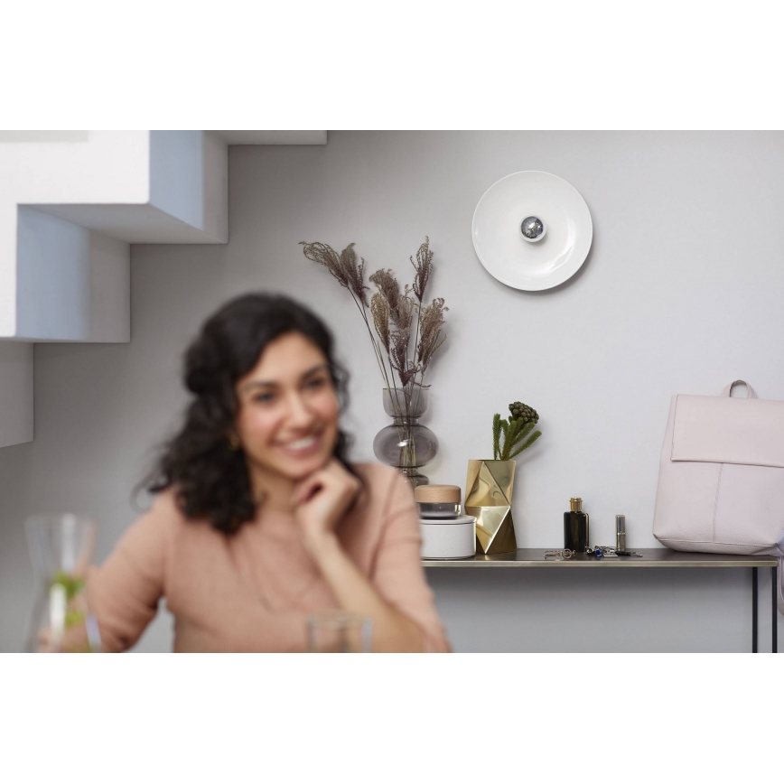 Bombilla LED con casquillo esférico espejado Philips DECO E27/4W/230V 2700K