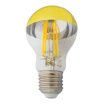 Bombilla LED con difusor espejo DECOR MIRROR A60 E27/8W/230V 4200K dorada