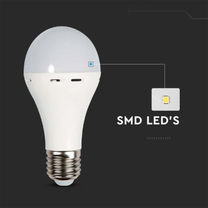 Bombilla LED con emergencia mode A70 E27/9W/230V 4000K