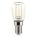 Bombilla LED de filamento ST26, casquillo E14, 2W, 230V, 3000K