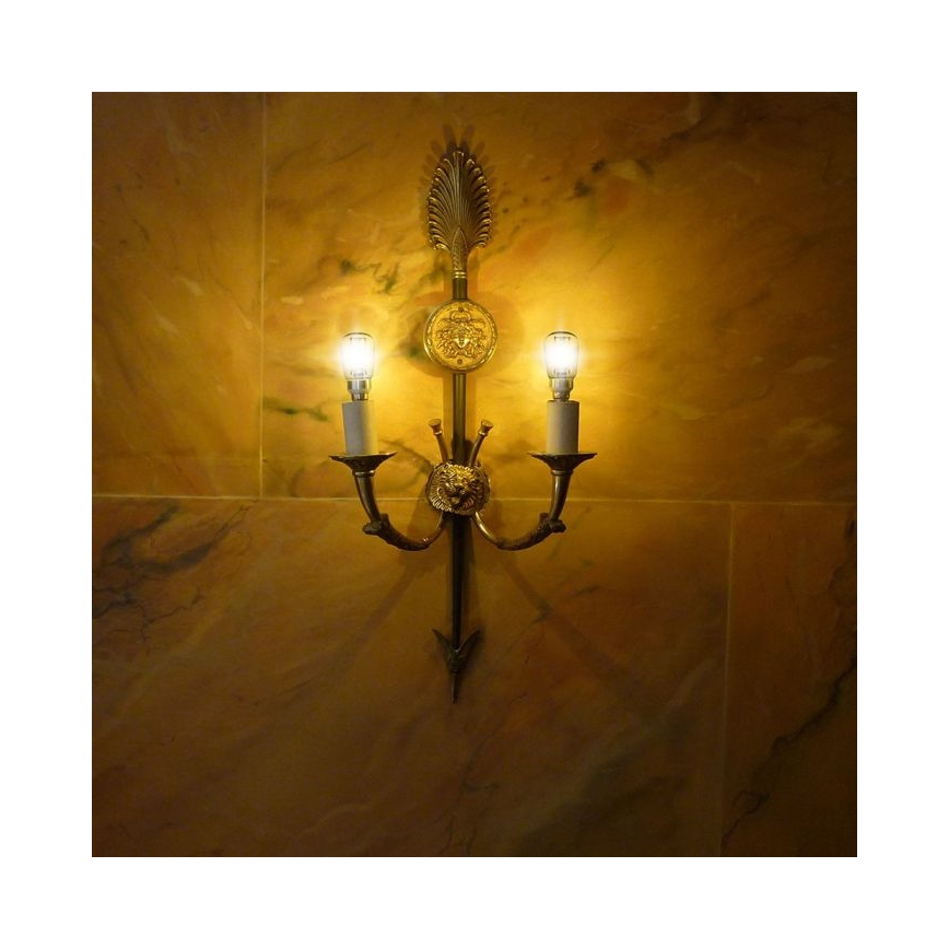 Bombilla LED de filamento ST26, casquillo E14, 2W, 230V, 3000K