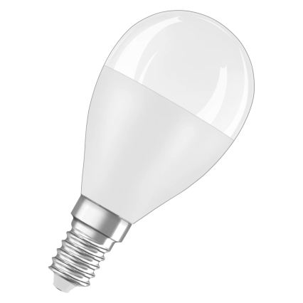 Bombilla LED de plástico reciclado P45 E14/7,5W/230V 2700K - Osram