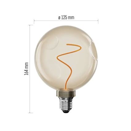 Bombilla LED DECO VINTAGE CG125A E27/4,5W/230V 1800K