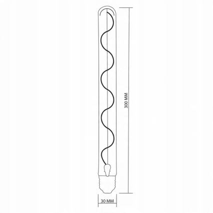 Bombilla LED DECO VINTAGE FILAMENT T30 E27/4,5W/230V 2200K