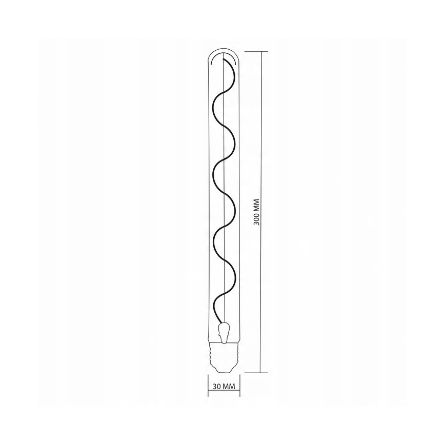 Bombilla LED DECO VINTAGE FILAMENT T30 E27/4,5W/230V 2200K