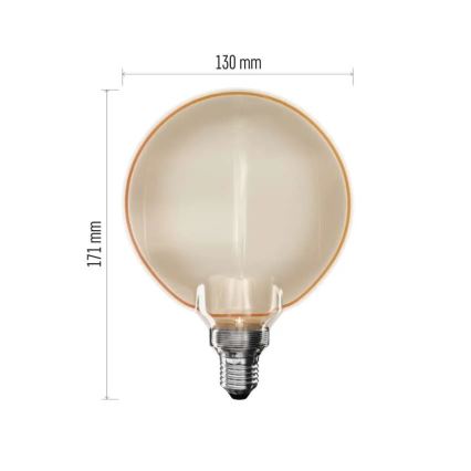 Bombilla LED DECO VINTAGE G130OA E27/4W/230V 1800K