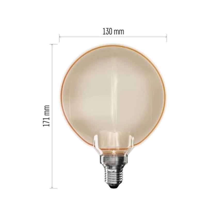 Bombilla LED DECO VINTAGE G130OA E27/4W/230V 1800K