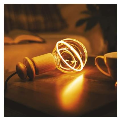 Bombilla LED DECO VINTAGE G130OA E27/4W/230V 1800K