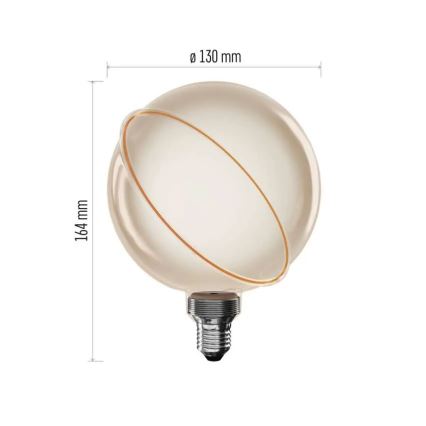 Bombilla LED DECO VINTAGE G130OA E27/4W/230V 1800K
