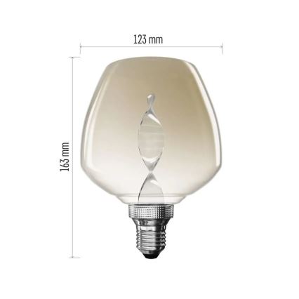 Bombilla LED DECO VINTAGE S123 E27/3,5W/230V 1800K