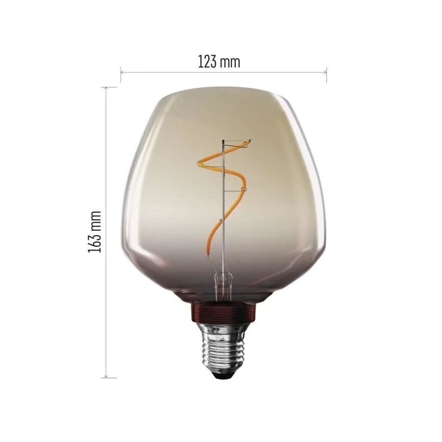 Bombilla LED DECO VINTAGE S123 E27/4W/230V 1800K