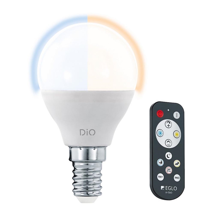 Bombilla LED E14/5W/230V 2700K-6500K + mando a distancia - Eglo