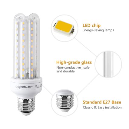 Bombilla LED E27/15W/230V 3000K - Aigostar
