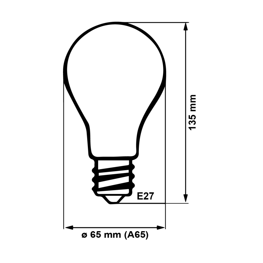 Bombilla LED E27/18W/230V 4200K