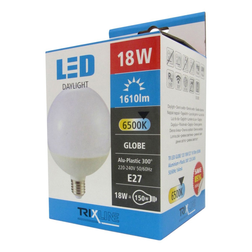 Bombilla LED E27/18W/230V 6500K