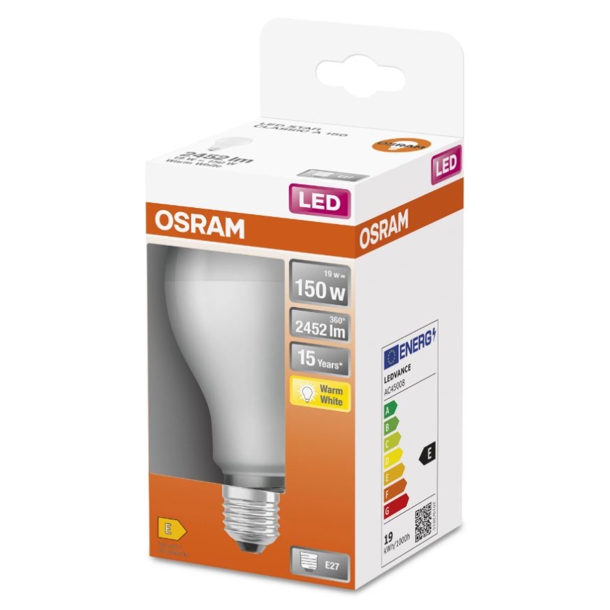 Bombilla LED E27/19W/230V 2700K - Osram