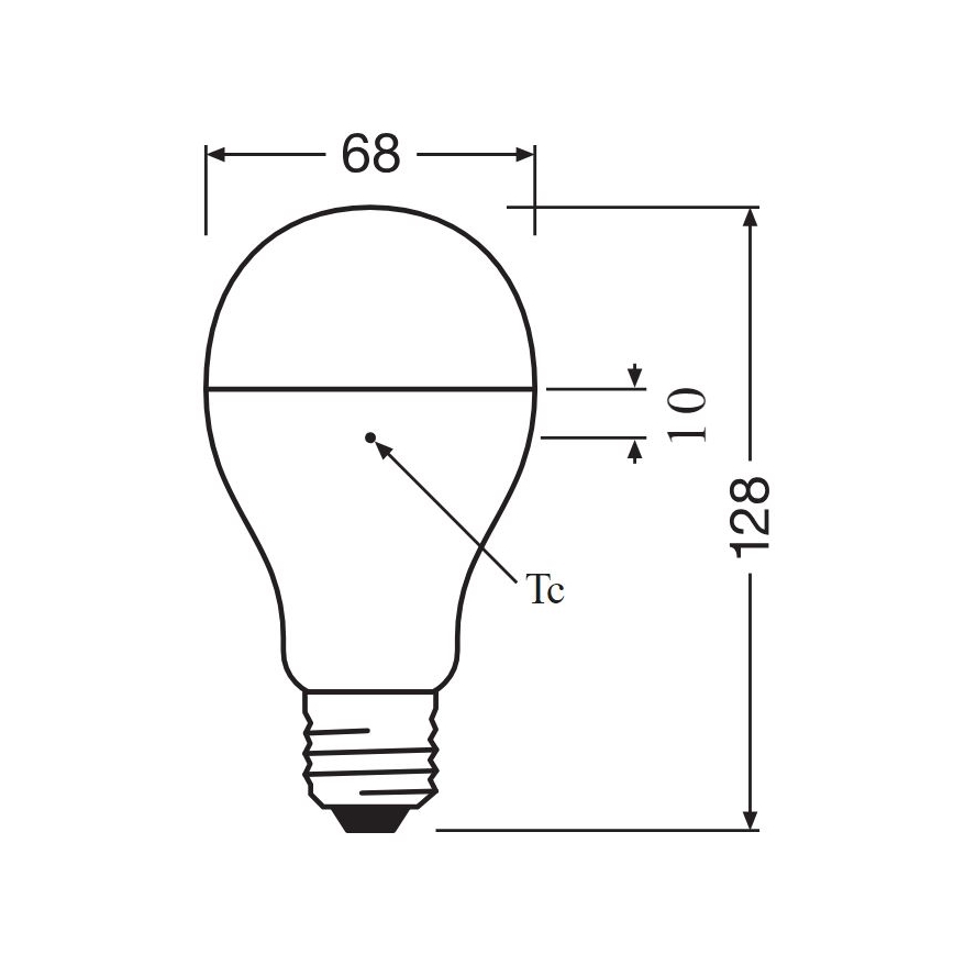 Bombilla LED E27/19W/230V 2700K - Osram