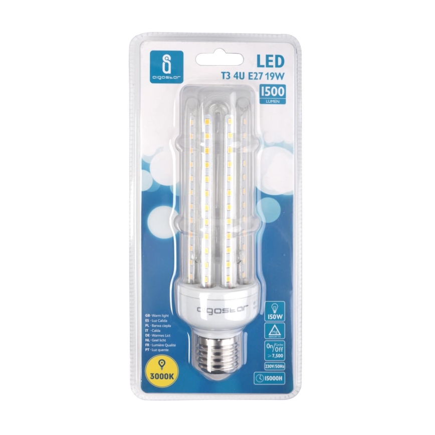 Bombilla LED E27/19W/230V 3000K - Aigostar