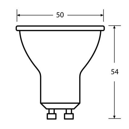 Bombilla LED ECO GU10/5W/230V 2700K 350lm