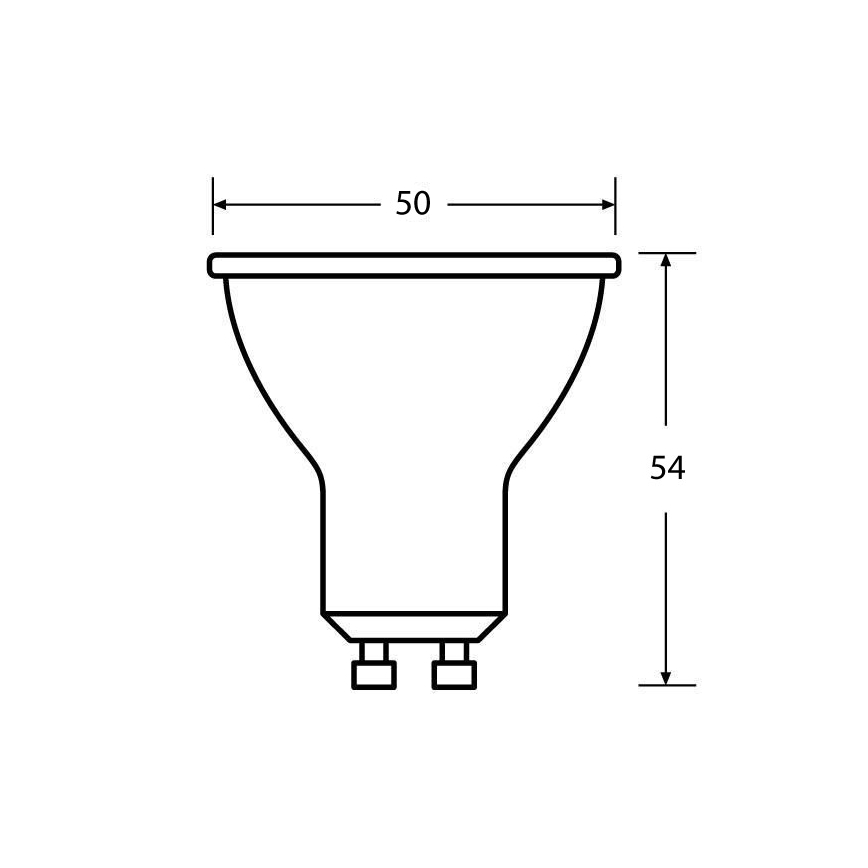 Bombilla LED ECO GU10/5W/230V 2700K 350lm