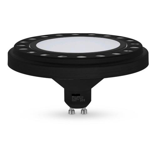 Bombilla LED ECOLINE AR111 GU10/15W/230V 4000K 30° negro - Brilagi