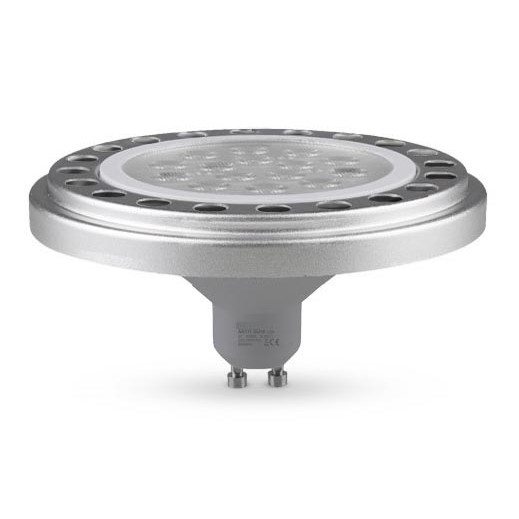 Bombilla LED ECOLINE AR111 GU10/15W/230V 4000K 30° plata - Brilagi