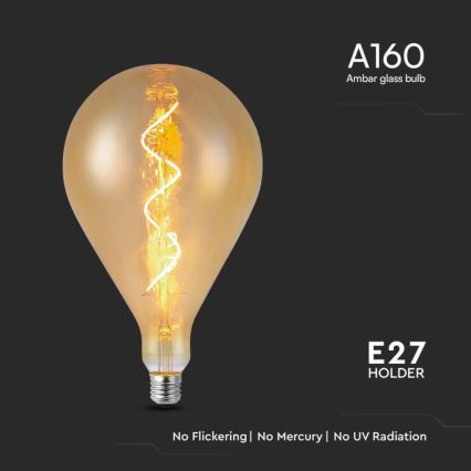 Bombilla LED FILAMENT A160 E27/4W/230V 2700K