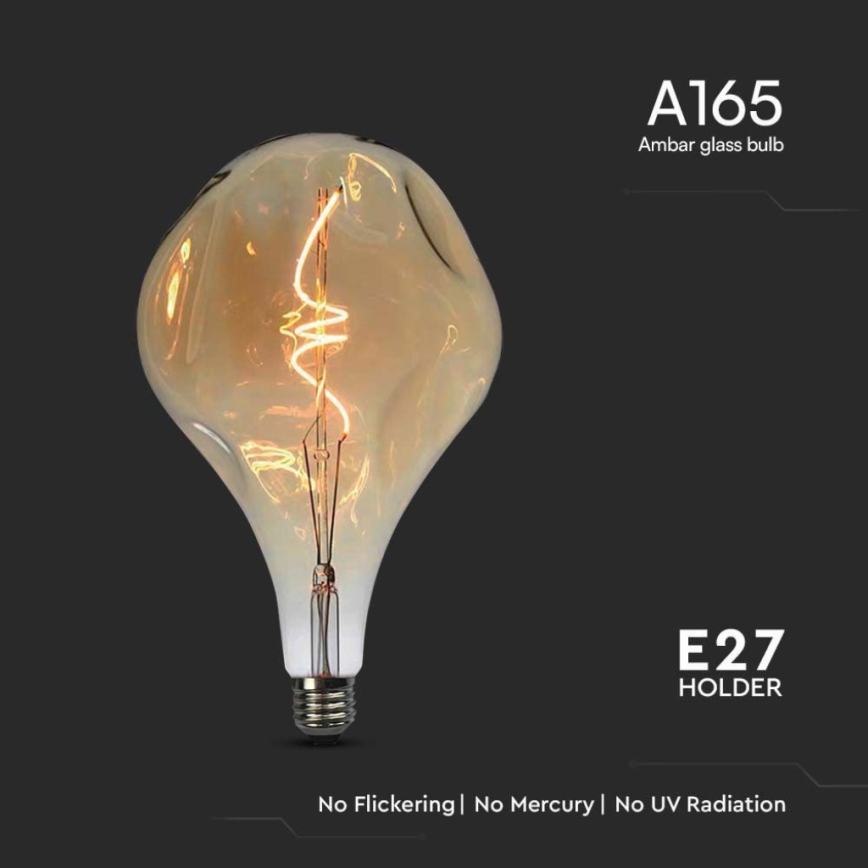 Bombilla LED FILAMENT A165 E27/4W/230V 2700K