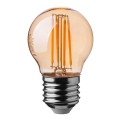Bombilla LED FILAMENT AMBER G45 E27/4W/230V 2200K