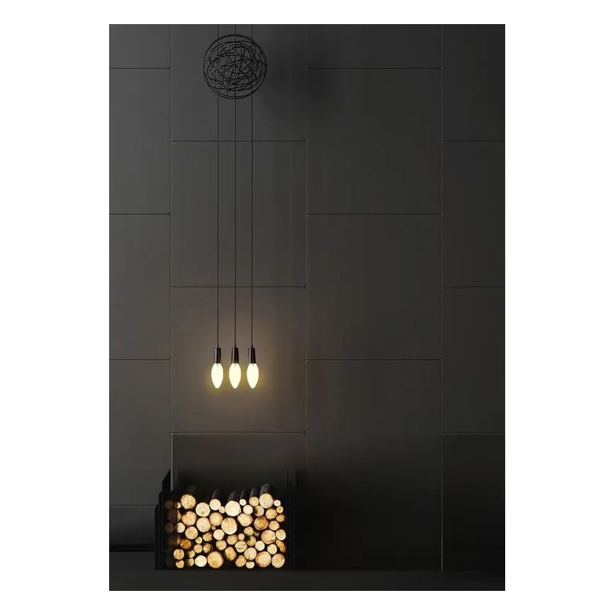 Bombilla LED WHITE FILAMENT C35 E14/4,5W/230V 3000K