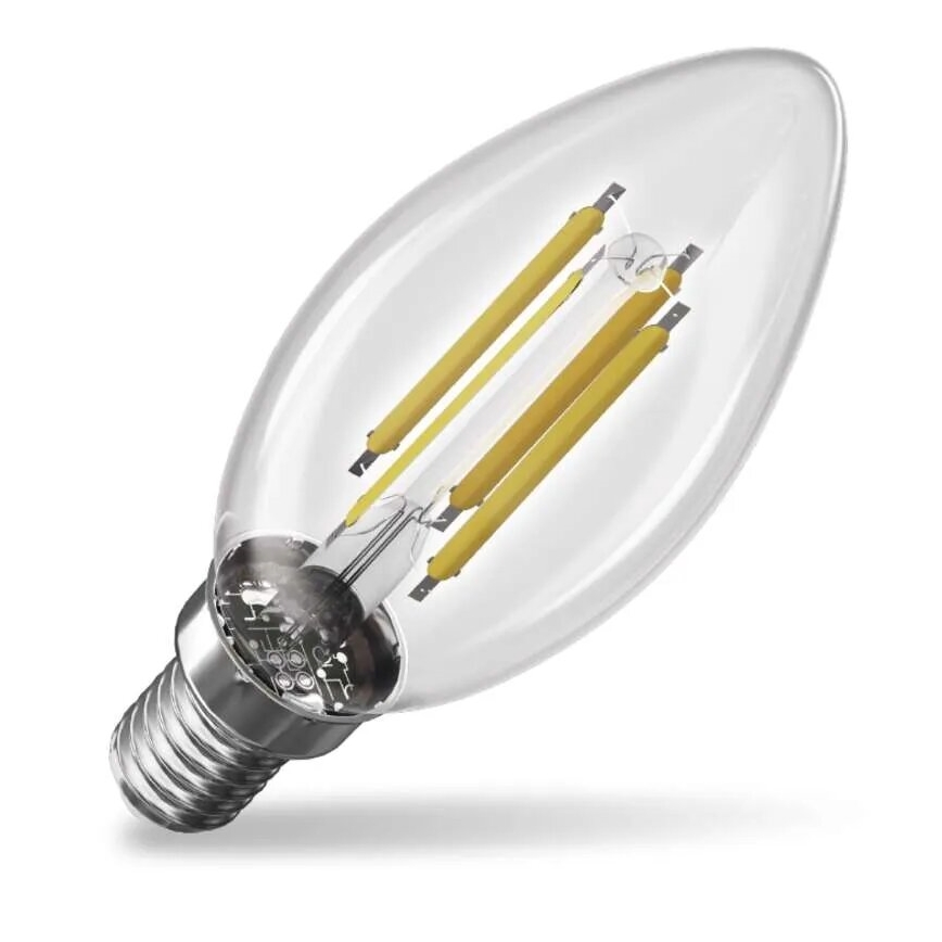 Bombilla LED FILAMENT E14/3,8W/230V 4000K Clase energética A