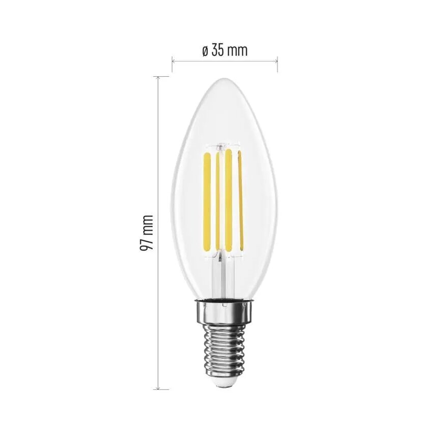Bombilla LED FILAMENT E14/3,8W/230V 4000K