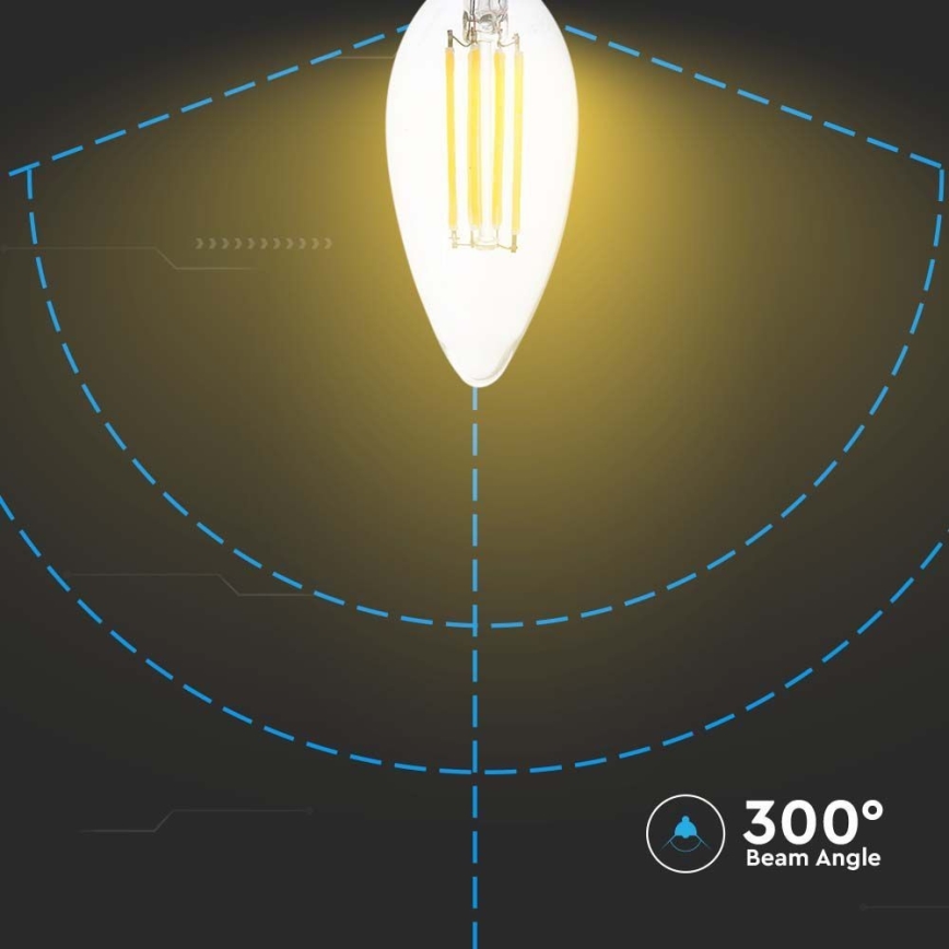 Bombilla LED FILAMENT E14/4W/230V 4000K