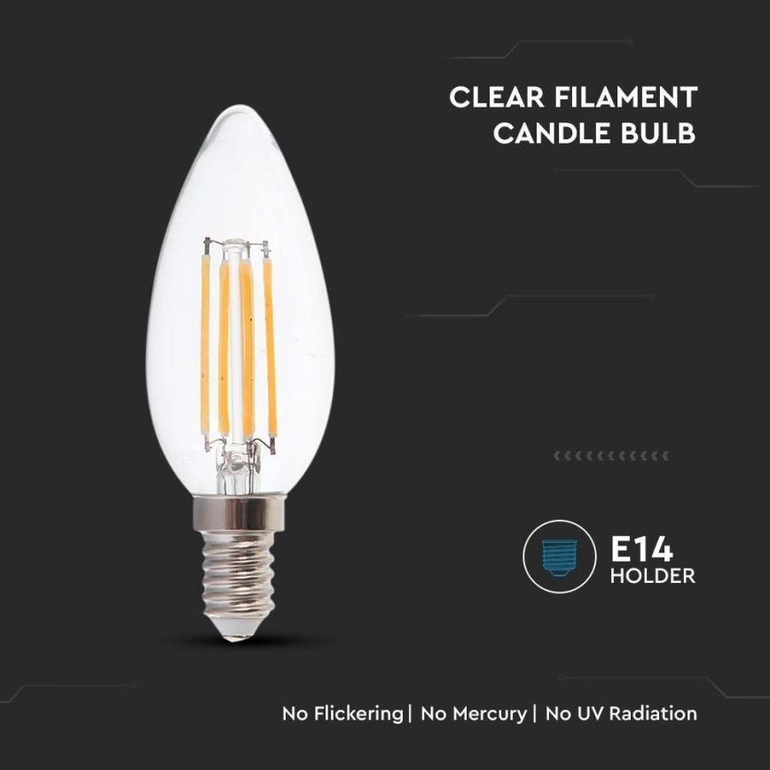 Bombilla LED FILAMENT E14/4W/230V 4000K