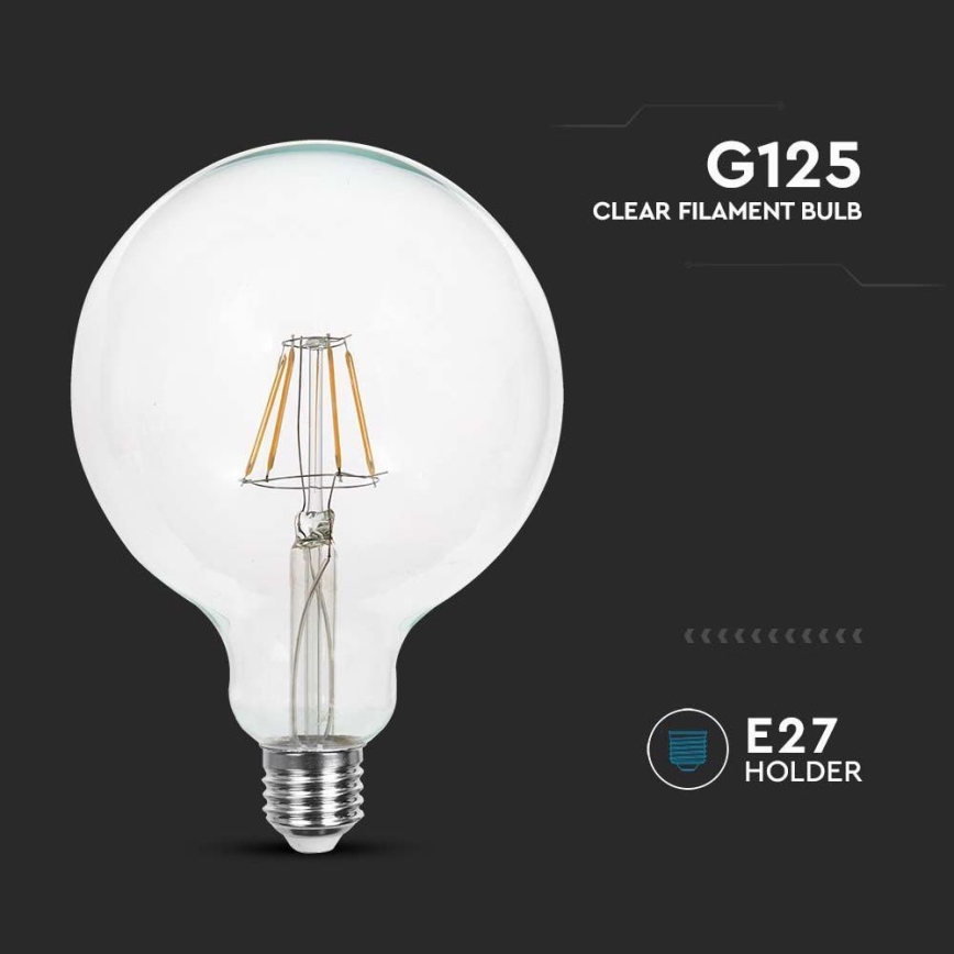 Bombilla LED FILAMENT G125 E27/10W/230V 3000K