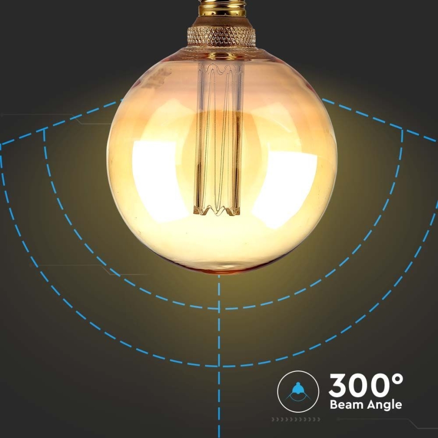 Bombilla LED FILAMENT G125 E27/4W/230V 1800K Art Edition