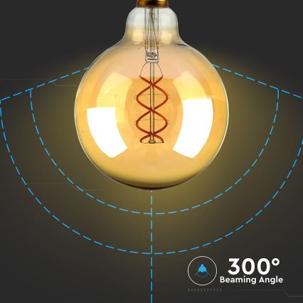 Bombilla LED FILAMENT G125 E27/5W/230V 1800K