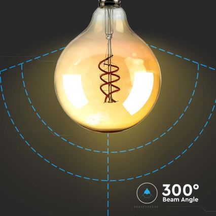 Bombilla LED FILAMENT G125 E27/6W/230V 1800K