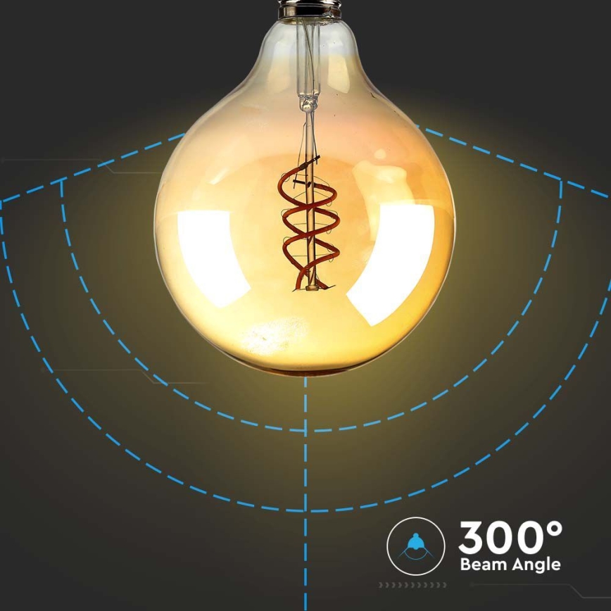 Bombilla LED FILAMENT G125 E27/6W/230V 1800K