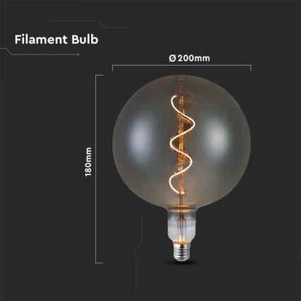 Bombilla LED FILAMENT G200 E27/4W/230V 2700K