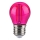Bombilla LED FILAMENT G45 E27/2W/230V rosa