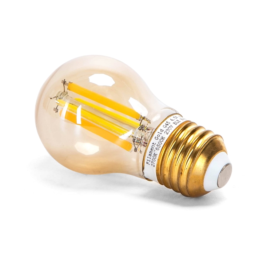 Bombilla LED regulable FILAMENT MESH Inteligente G45 E27/4,5W/230V 2700-6500K - Aigostar