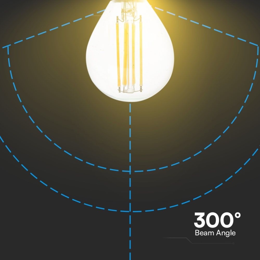Bombilla LED FILAMENT P45 E14/6W/230V 4000K