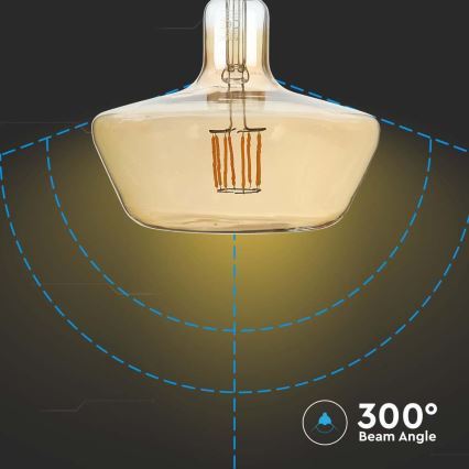 Bombilla LED FILAMENT T180 E27/8W/230V 1800K